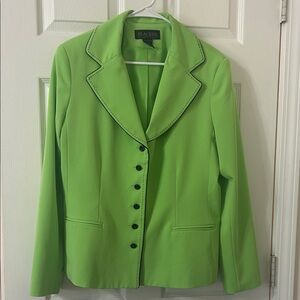 Black Women's Bright Green Blazer